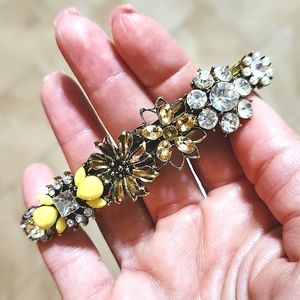 Nordstrom Swarovski Crystal Floral Barrette